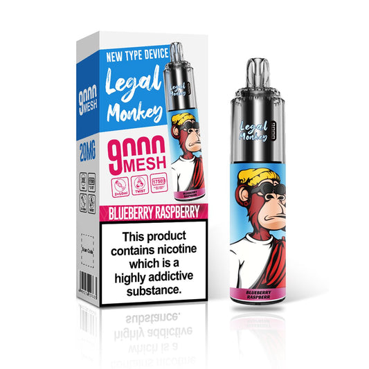 Buy cheapest online Legal Monkey 9000 - Blueberry Raspberry at lowest price in uk