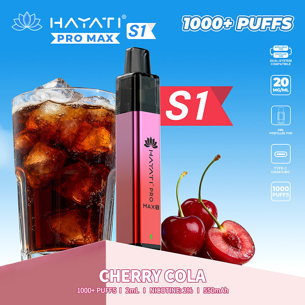 Hayati Pro Max S1 - Cherry Cola