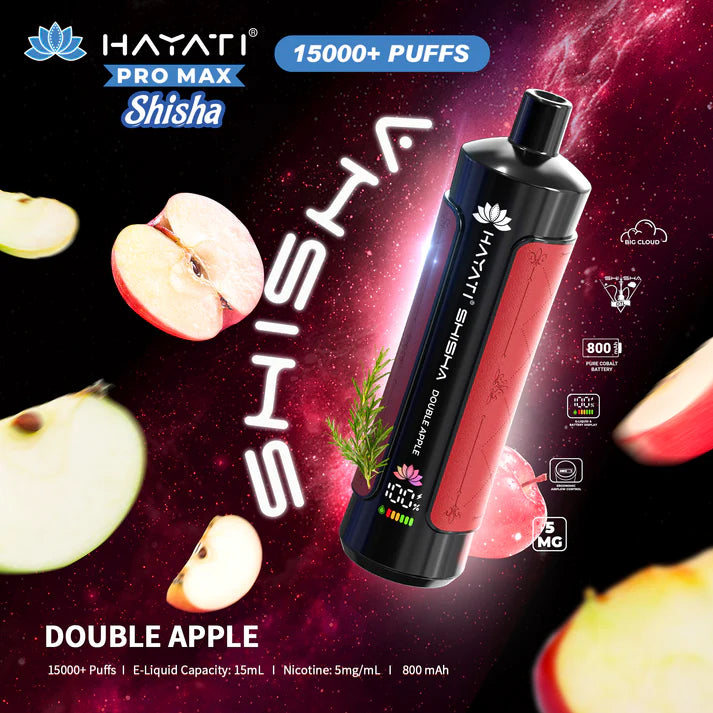 Buy cheapest online Hayati Shisha 15000 - Double Apple at lowest price in uk