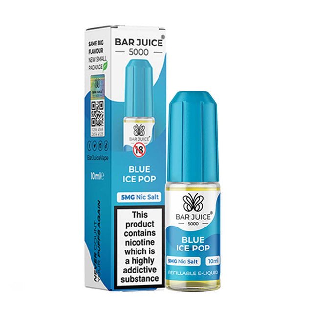 Buy cheapest online Bar Juice 5000 Nic Salt - Blue Ice Pop at lowest price in uk