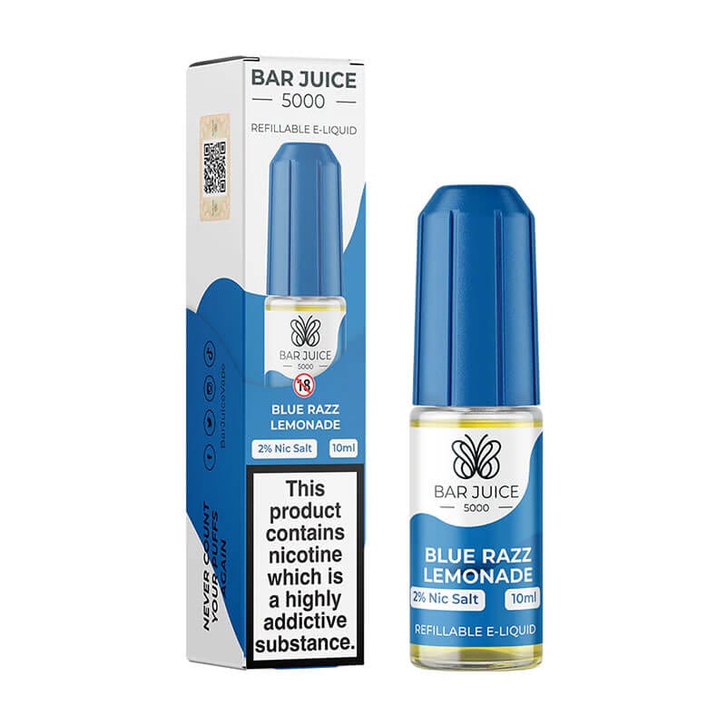 Buy cheapest online Bar Juice 5000 Nic Salt - Blue Razz Lemonade at lowest price in uk