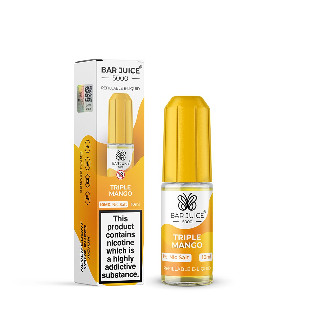 Buy cheapest online Bar Juice 5000 Nic Salt - Triple Mango at lowest price in uk