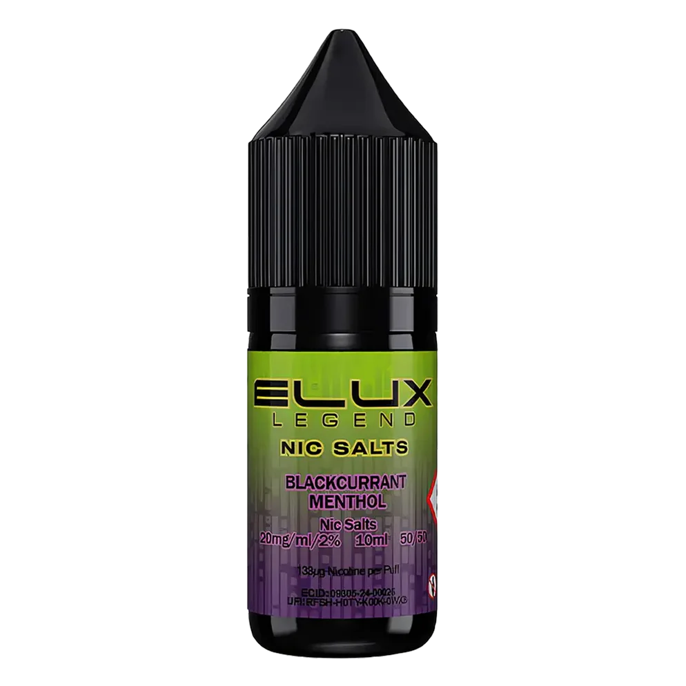 Buy cheapest online Elux Legend Nic Salt - Blackcurrant Menthol at lowest price in uk