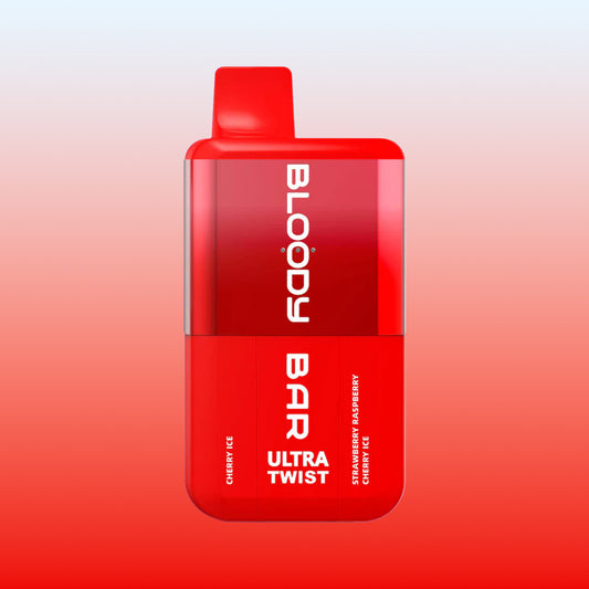 Buy cheapest online Bloody Bar Ultra Twist 20k - Cherry Ice / Strawberry Raspberry Cherry Ice at lowest price in uk