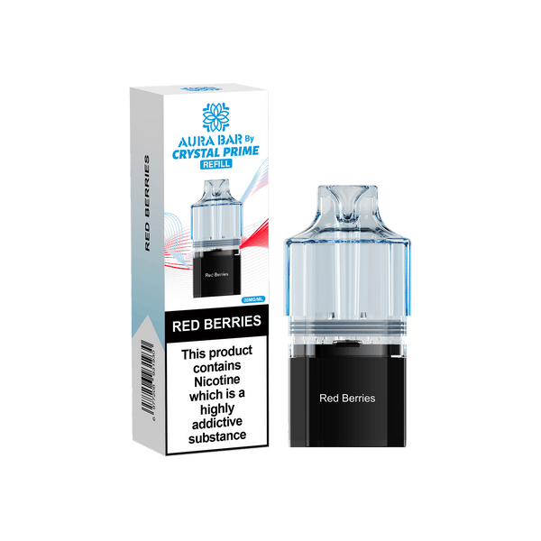 Crystal Prime 10000 Vape Pods - Red Berries