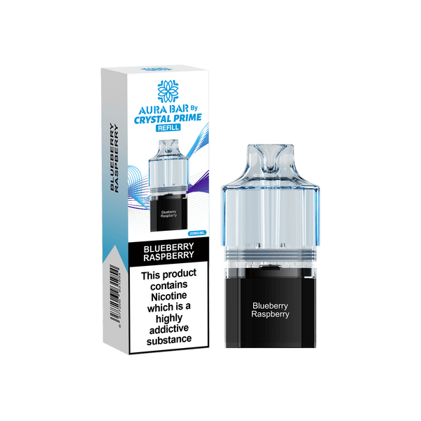 Crystal Prime 10000 Vape Pods - Blueberry Raspberry