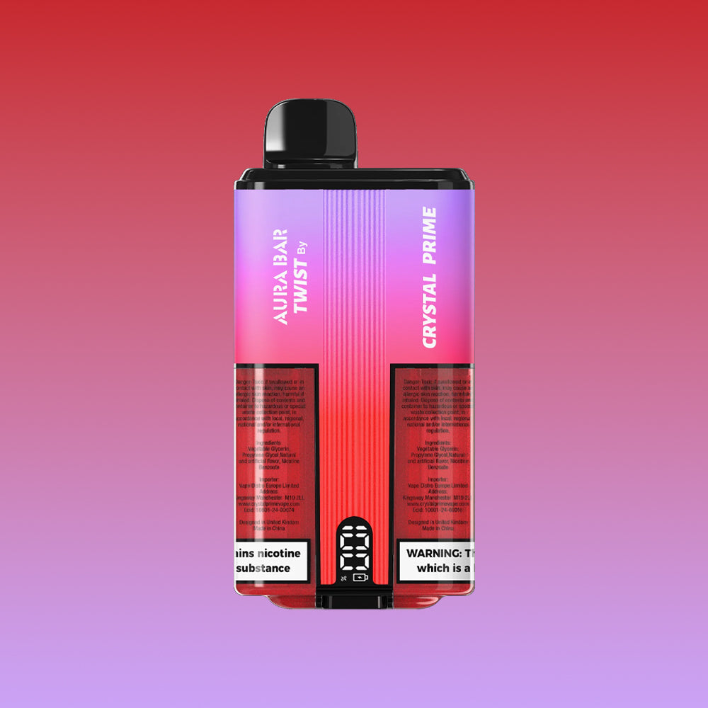 Buy cheapest online Crystal Prime Twist 25000 - Grape Berry Burst/Cherry Berry at lowest price in uk
