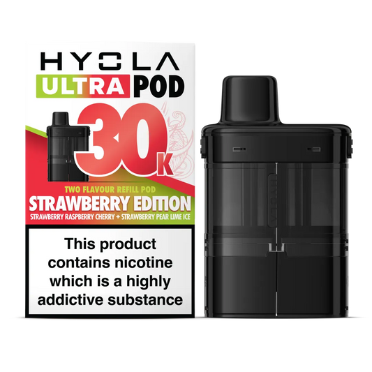 Hyola Ultra 30K Replacement Pods - Strawberry Edition