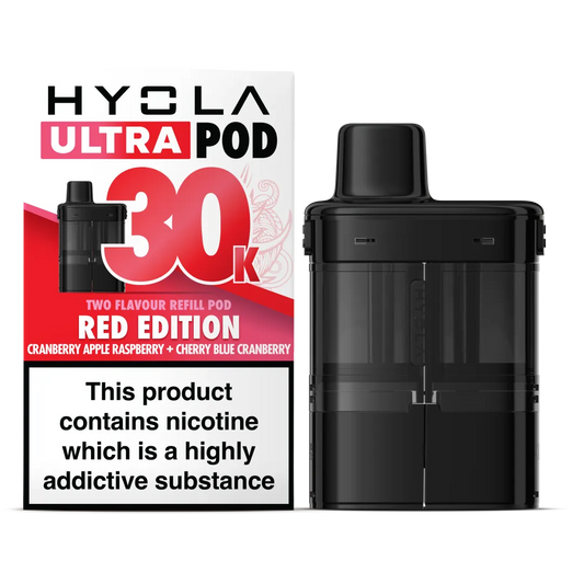 Hyola Ultra 30K Replacement Pods - Red Edition