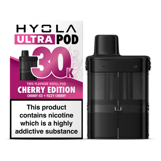 Hyola Ultra 30K Replacement Pods - Cherry Edition