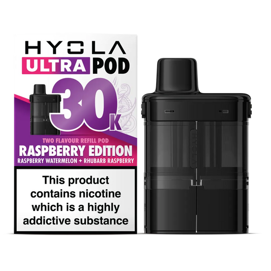 Hyola Ultra 30K Replacement Pods - Raspberry Edition