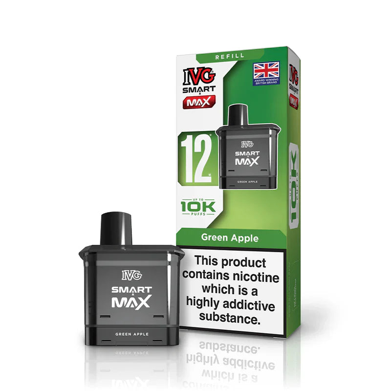 IVG Smart Max 10k Replacement Pods - Green Apple