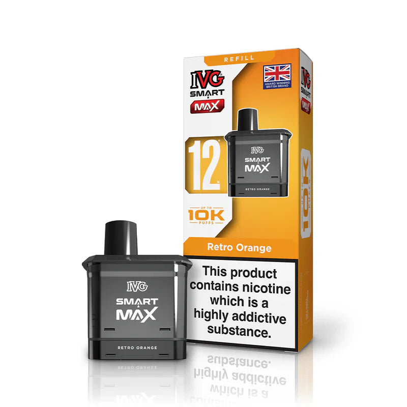 IVG Smart Max 10k Replacement Pods - Retro Orange