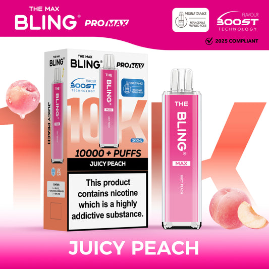 The Crystal Bling Max 10000 - Juicy Peach