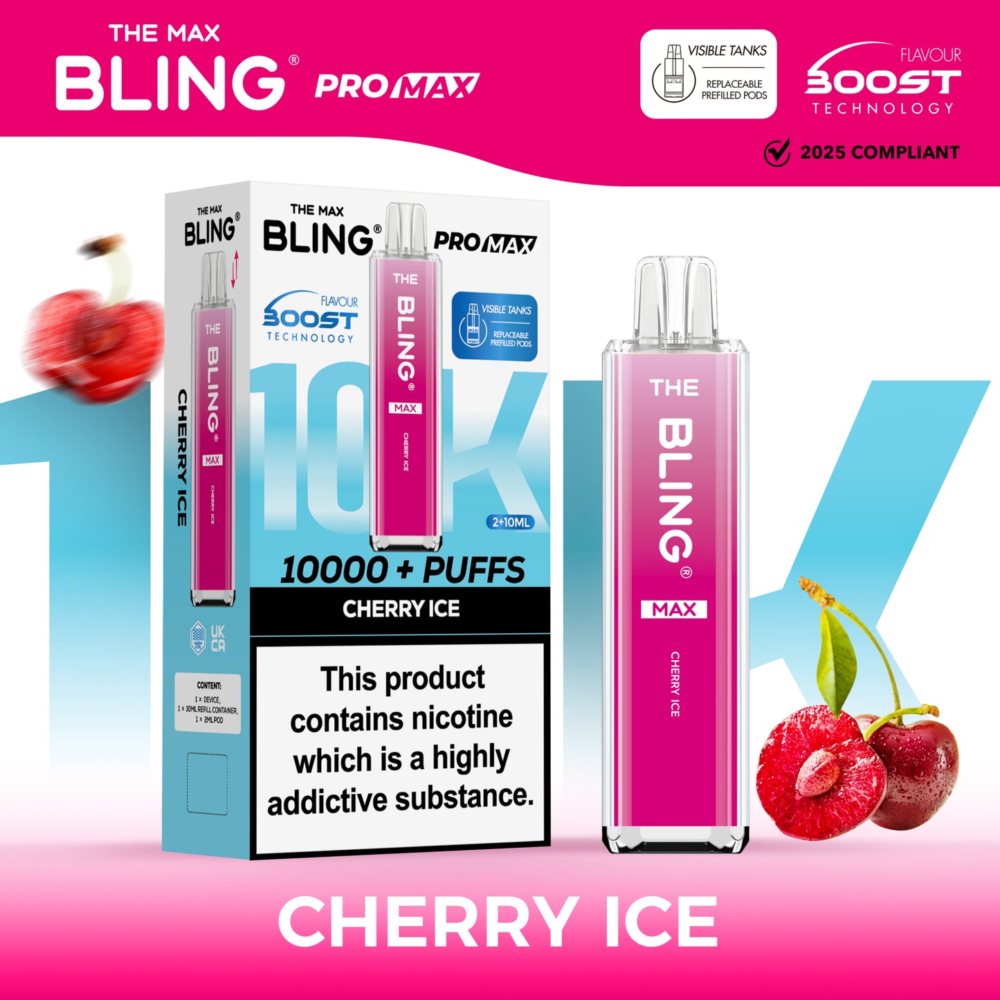The Crystal Bling Max 10000 - Cherry Ice