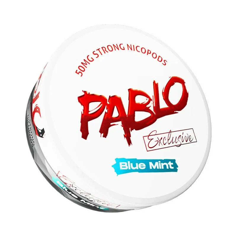 Buy cheapest online Pablo Nicotine Pouches Blue Mint - 50mg at lowest price in uk