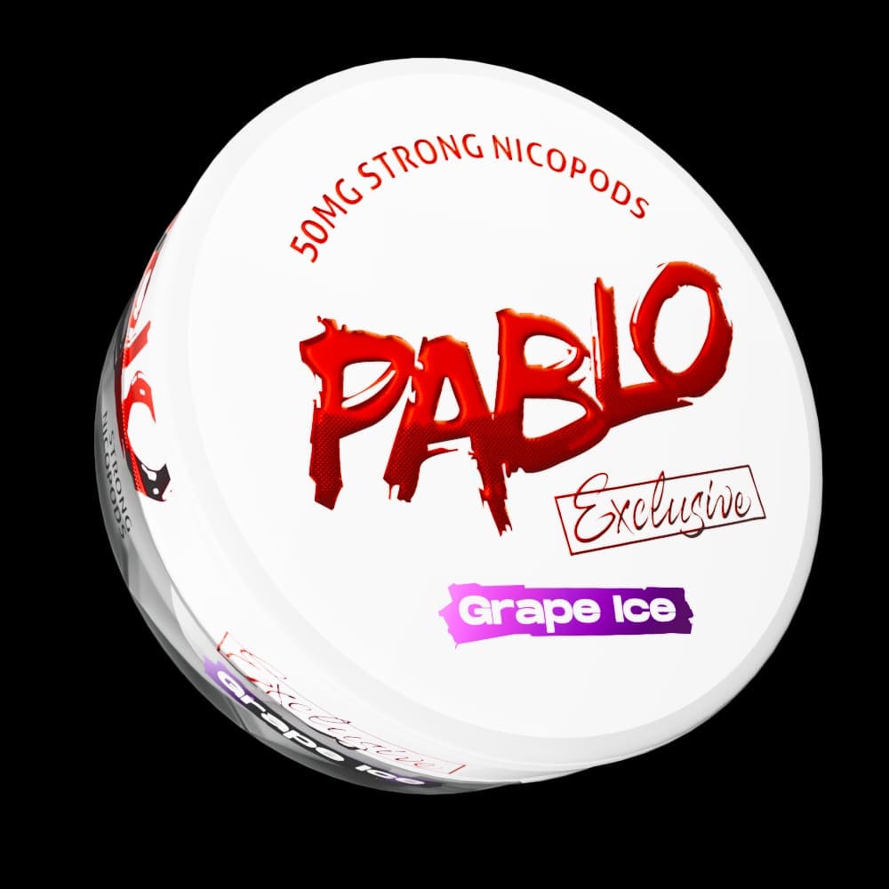 Buy cheapest online Pablo Nicotine Pouches Grape Ice - 50mg at lowest price in uk