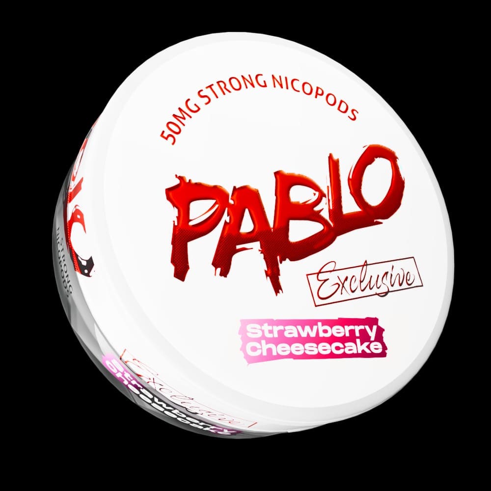 Buy cheapest online Pablo Nicotine Pouches Strawberry Cheesecake - 50mg at lowest price in uk
