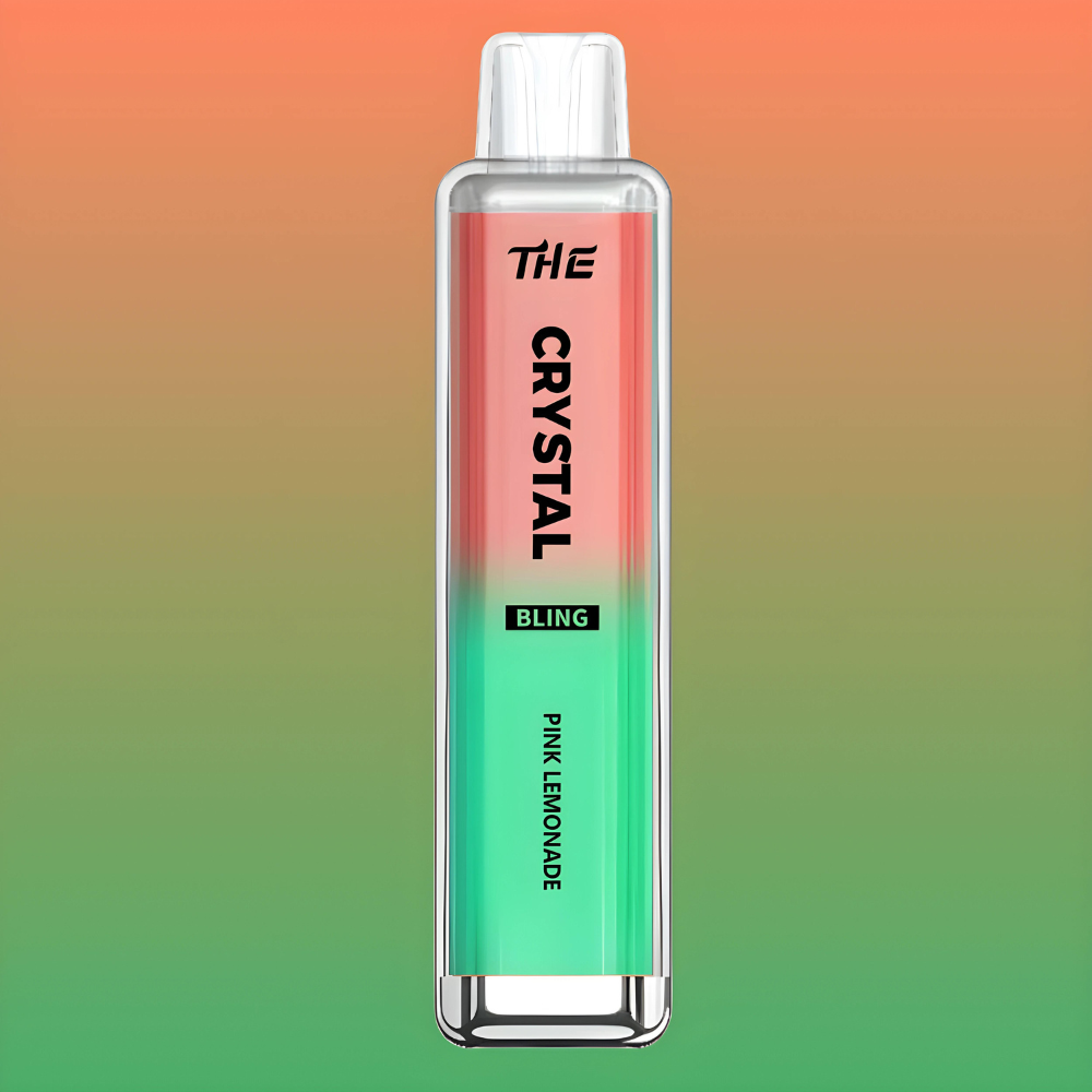 Get The Crystal Bling 6000 - Pink Lemonade Crystal Bling Vape Get The Crystal Bling 6000 - Pink Lemonade Crystal Bling Vape