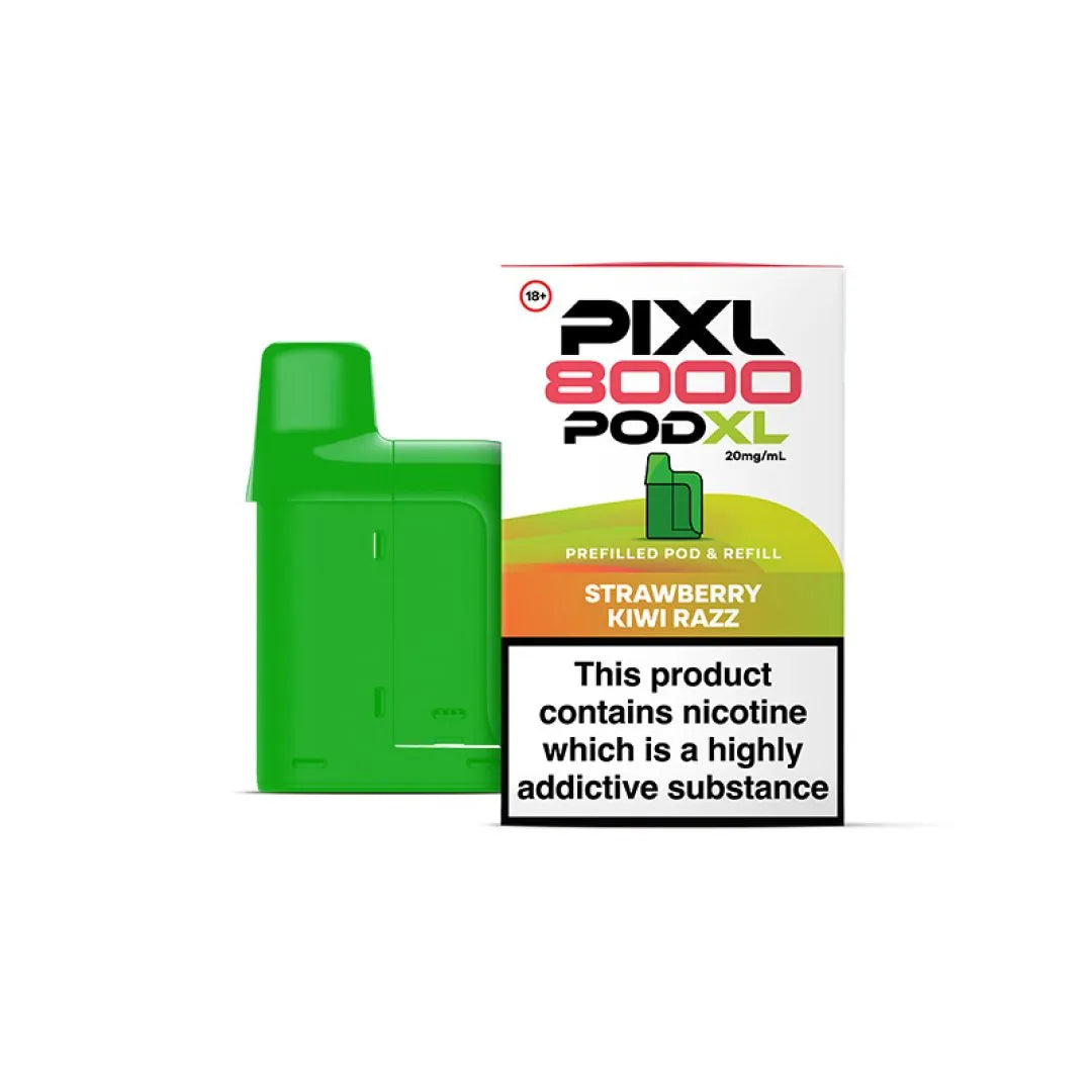 Pixl 8000 Replacement Pods - Strawberry Kiwi Razz
