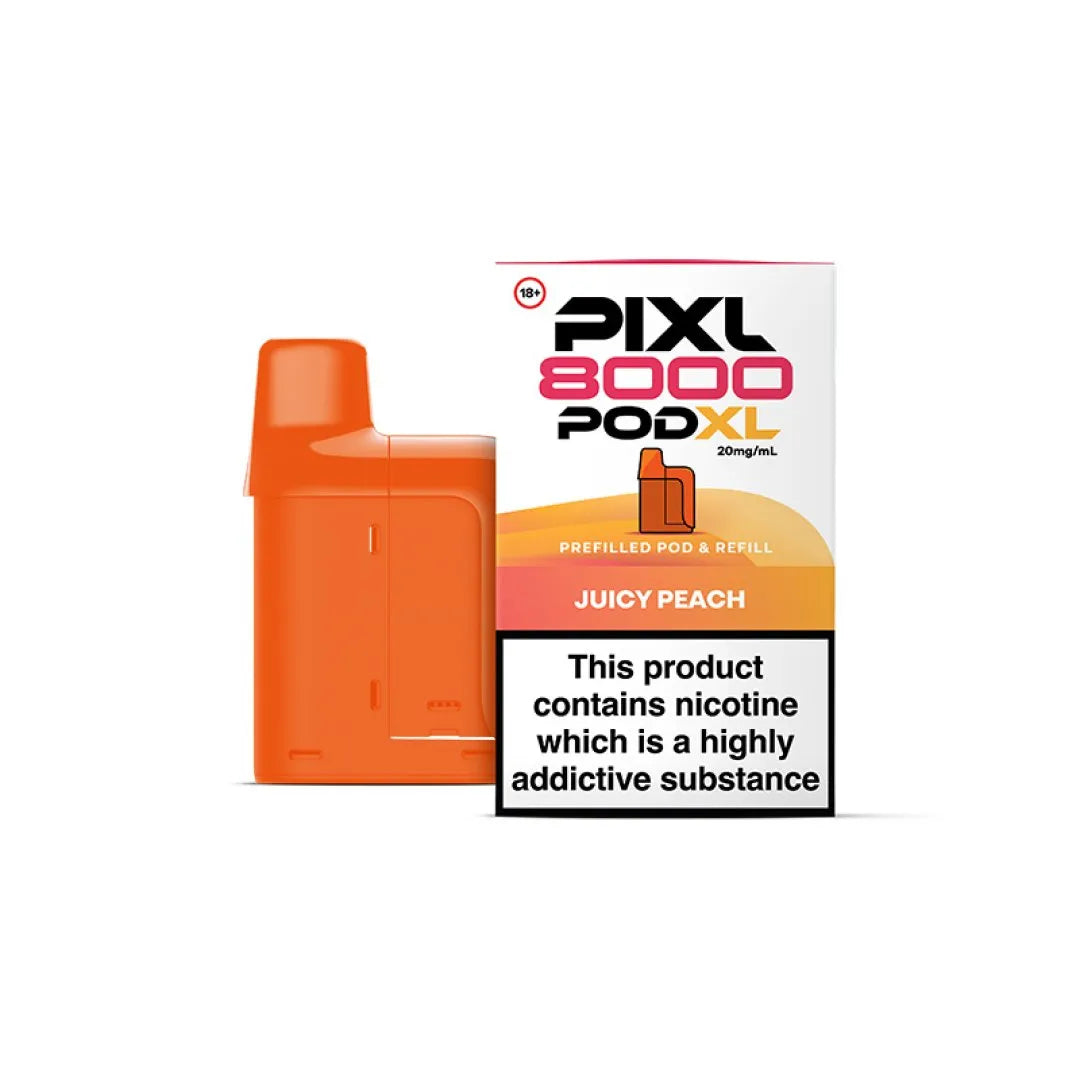 Pixl 8000 Replacement Pods - Juicy Peach