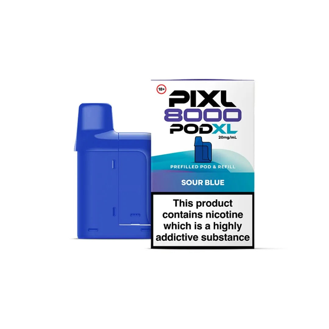 Pixl 8000 Replacement Pods - Sour Blue
