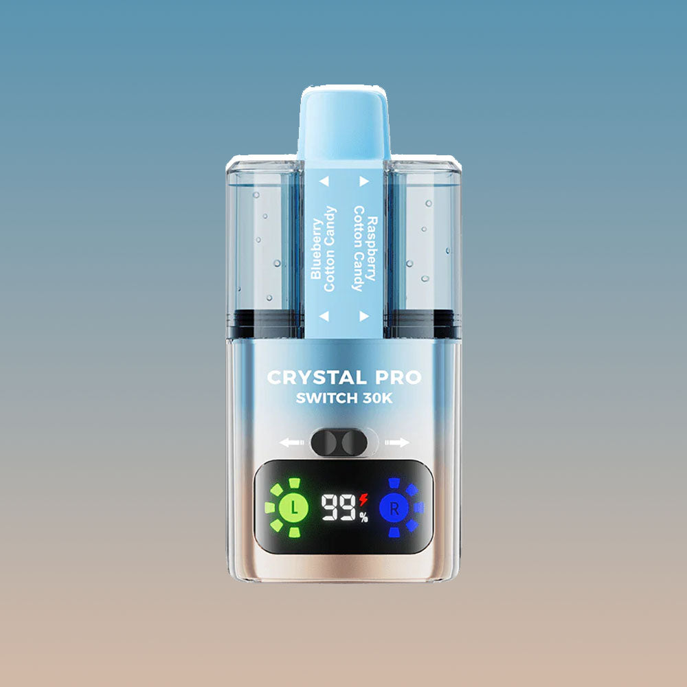 Buy cheapest online Crystal Pro Switch 30k - Blueberry Cotton Candy / Raspberry Cotton Candy at lowest price in uk