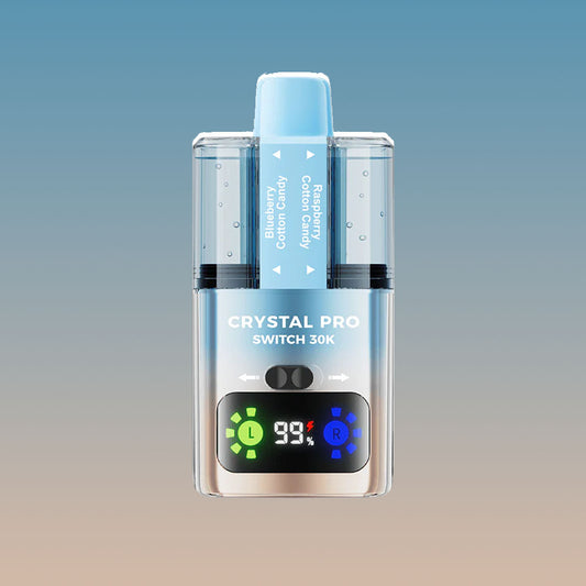 Buy cheapest online Crystal Pro Switch 30k - Blueberry Cotton Candy / Raspberry Cotton Candy at lowest price in uk