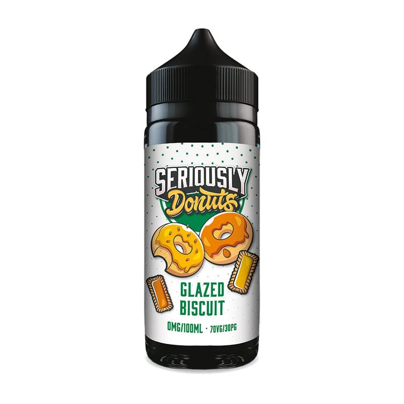 Buy cheapest online Seriously Donuts 100ml E-liquid Glazed Biscuit at lowest price in uk
