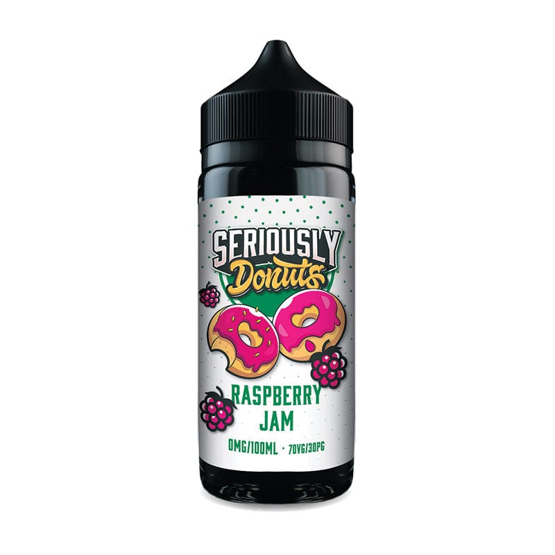 Buy cheapest online Seriously Donuts 100ml E-liquid Raspberry Jam at lowest price in uk