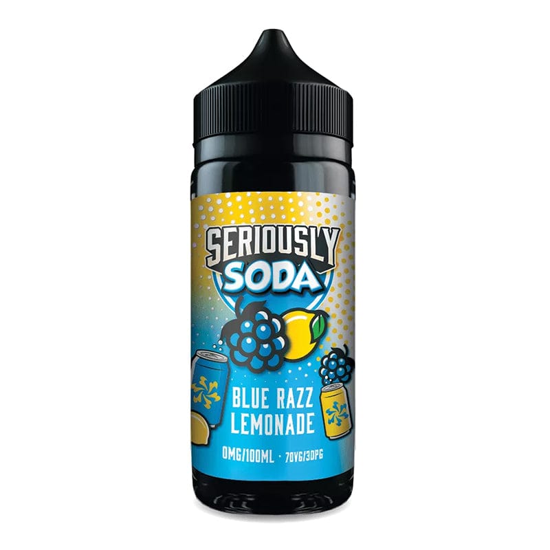 Buy cheapest online Seriously Soda 100ml E-liquid Blue Razz Lemonade at lowest price in uk