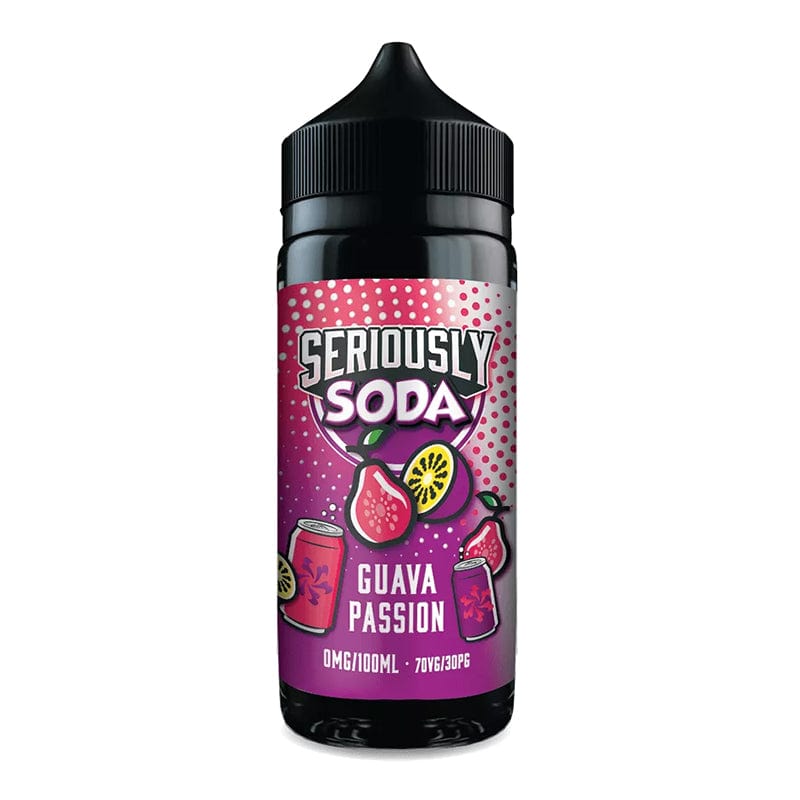 Buy cheapest online Seriously Soda 100ml E-liquid Guava Passion at lowest price in uk
