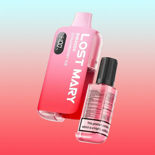 Buy cheapest online Lost Mary BM6000 - Strawberry Ice at lowest price in uk