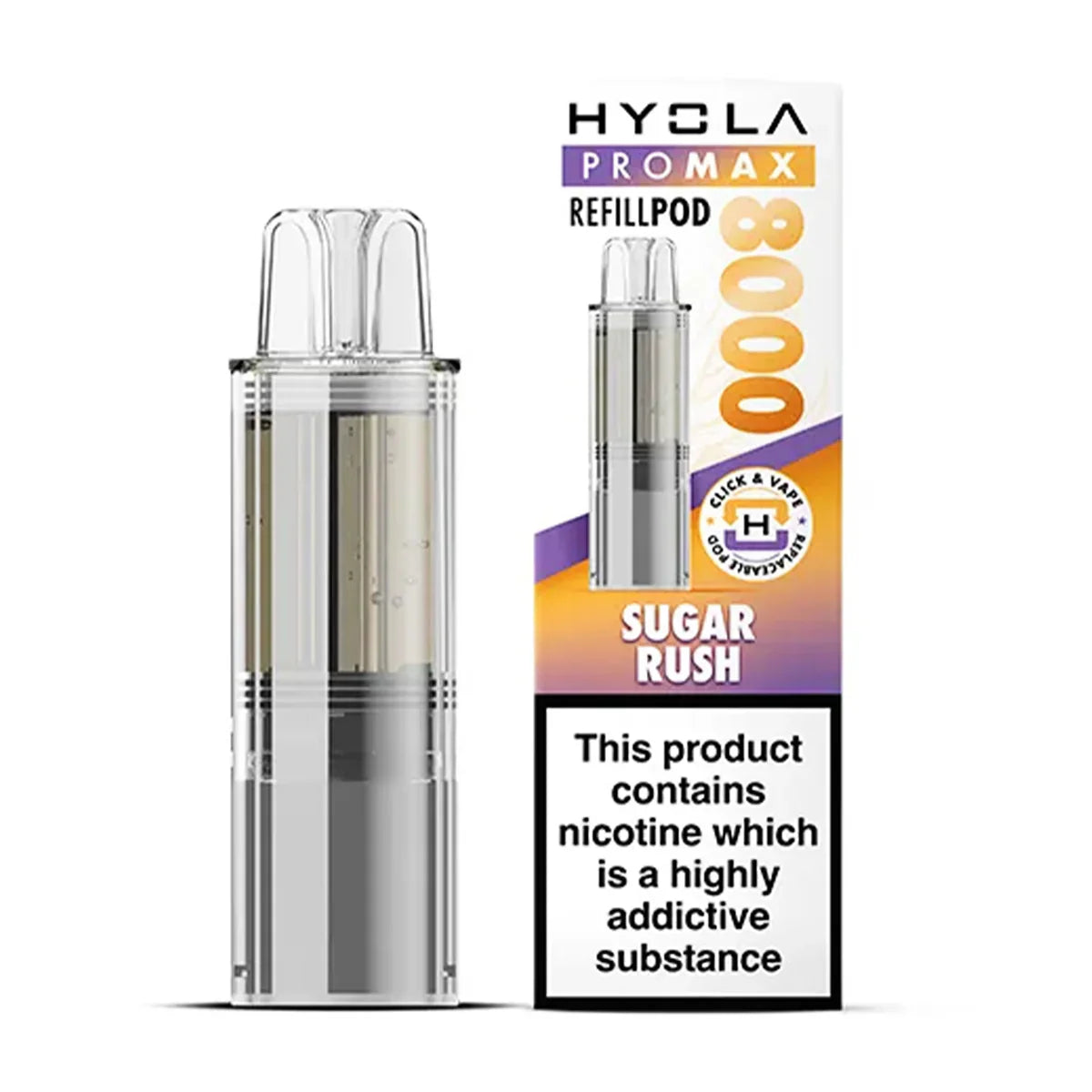 Hyola Pro Max 8000 Refill Pods - Sugar Rush
