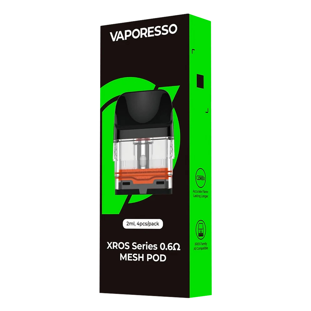 Buy cheapest online Vaporesso Xros Replacement Pods - 0.4 Ohm Mesh at lowest price in uk