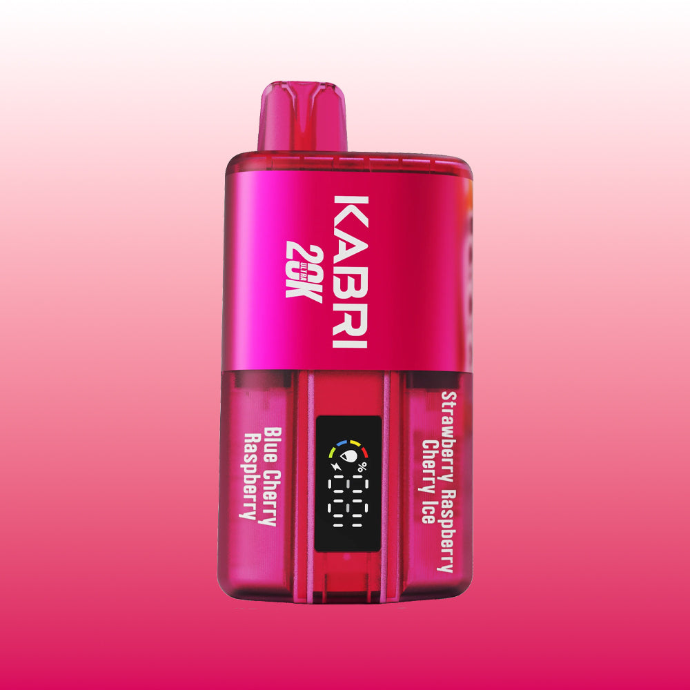 Buy cheapest online Kabri 20k Ultra Vape - Blue Cherry Raspberry/Strawberry Raspberry Cherry Ice at lowest price in uk