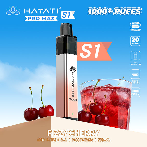 Hayati Pro Max S1 - Fizzy Cherry