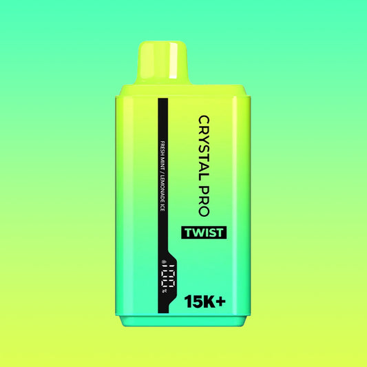 Buy cheapest online Crystal Pro Twist 15000 - Fresh Mint / Lemonade Ice at lowest price in uk