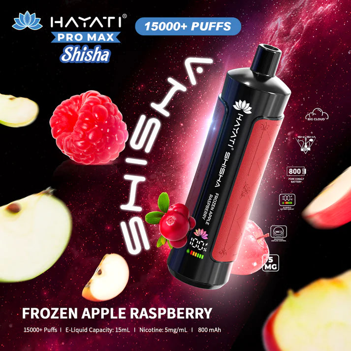 Buy cheapest online Hayati Shisha 15000 - Frozen Apple Raspberry at lowest price in uk