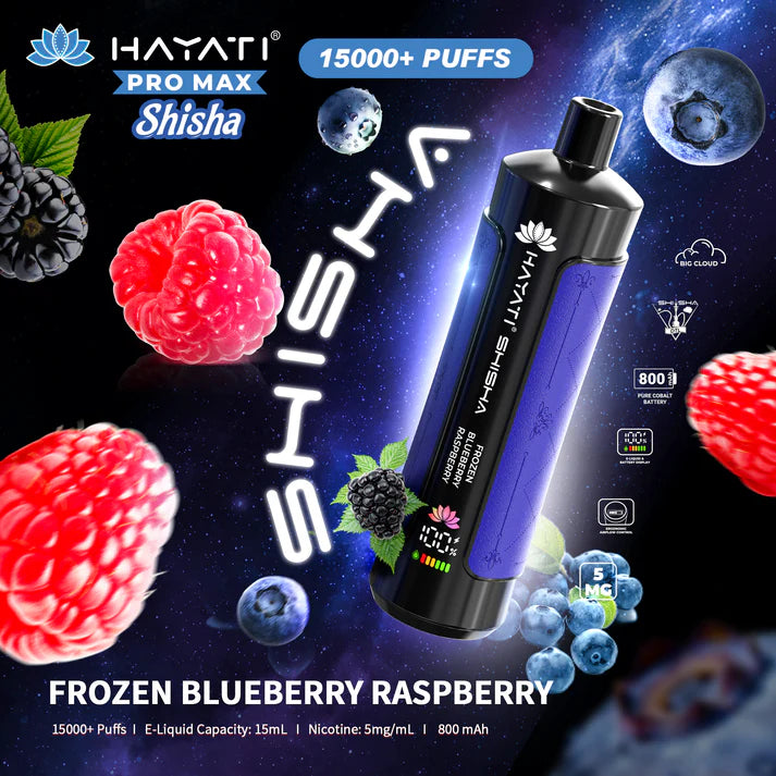 Buy cheapest online Hayati Shisha 15000 - Frozen Blueberry Raspberry at lowest price in uk