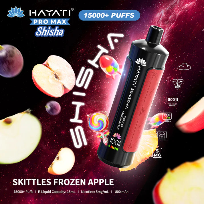 Buy cheapest online Hayati Shisha 15000 - Skittles Frozen Apple at lowest price in uk