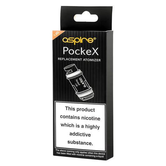 Buy cheapest online Aspire Pockex Coils 1.2Ohm - Pack of 5 at lowest price in uk