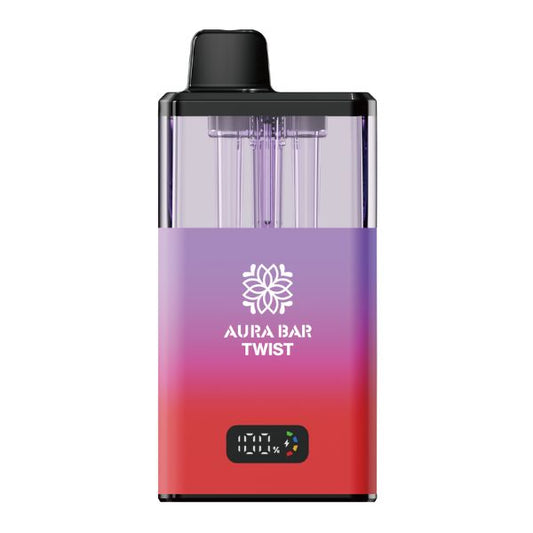 Aura Bar Twist 40k Kit - Grape Berry Burst / Cherry Berry