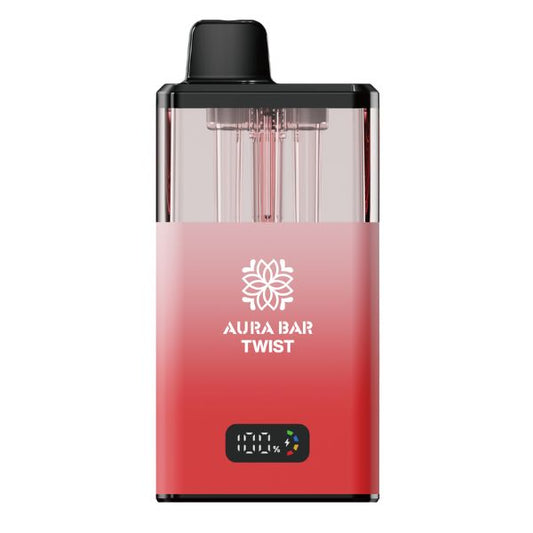 Aura Bar Twist 40k Kit - Strawberry Raspberry Ice / Strawberry Gummy Bear