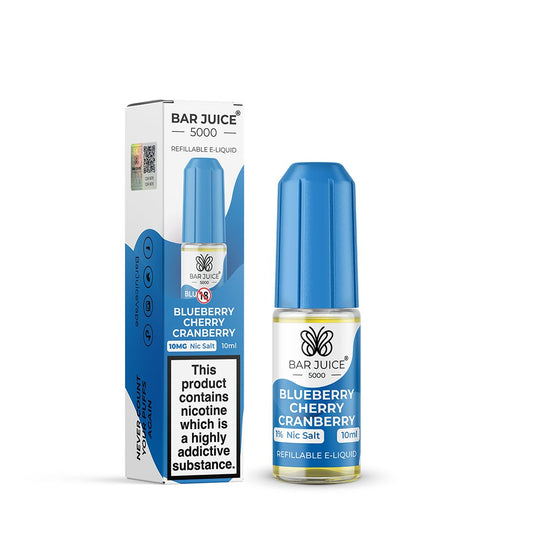 Buy cheapest online Bar Juice 5000 Nic Salt - Blueberry Cherry Cranberry at lowest price in uk