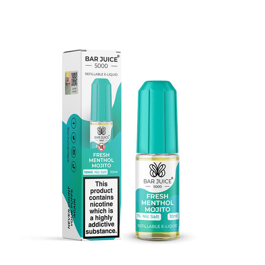 Buy cheapest online Bar Juice 5000 Nic Salt - Fresh Menthol Mojitio at lowest price in uk