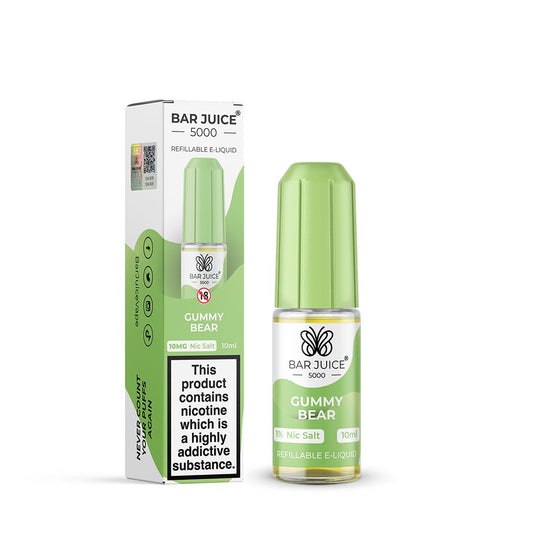 Buy cheapest online Bar Juice 5000 Nic Salt - Gummy Bear at lowest price in uk