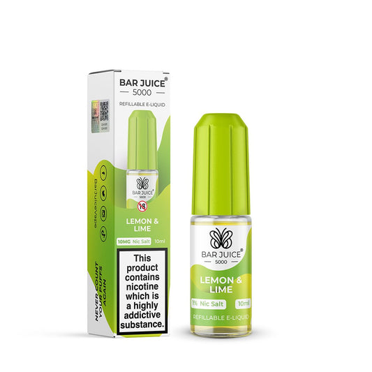 Buy cheapest online Bar Juice 5000 Nic Salt - Lemon Lime at lowest price in uk