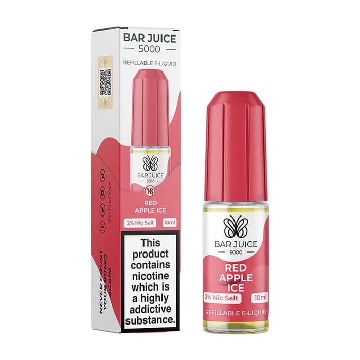 Buy cheapest online Bar Juice 5000 Nic Salt - Red Apple Ice at lowest price in uk