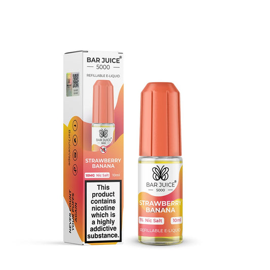 Buy cheapest online Bar Juice 5000 Nic Salt - Strawberry Banana at lowest price in uk